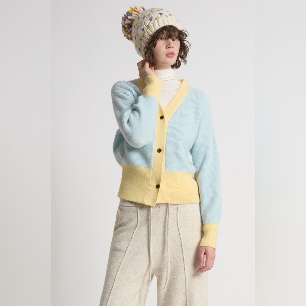 Look By M • MULTI MINI HEART POMPOM HAT